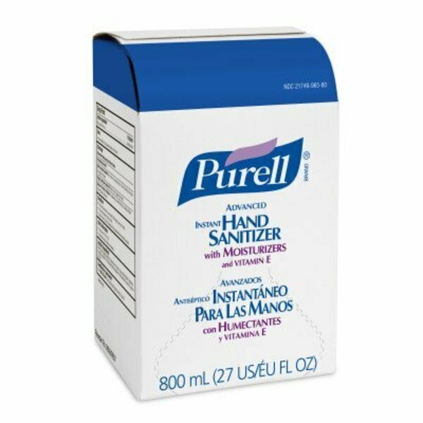 Gojo 9657-12 Purell Clear Instant Hand Sanitizer 800 ml refills Clear, 12PK 2833523